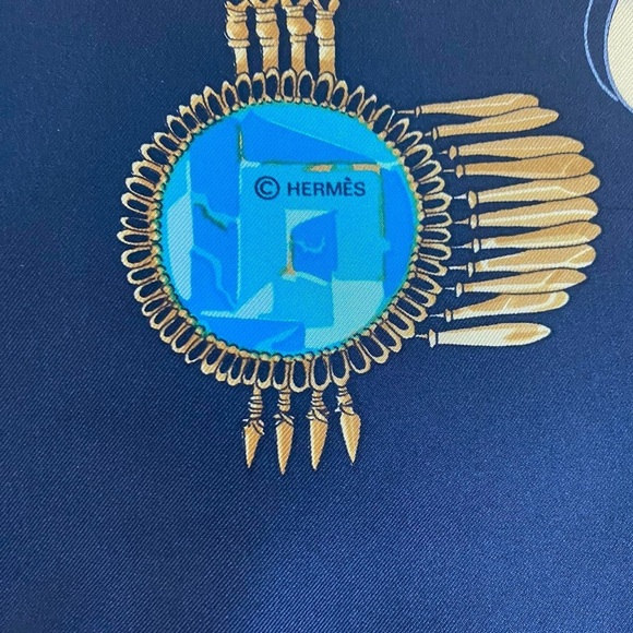 Hermes Mexique Scarf - Vintage - EUC - Authentic! - Picture 4 of 4